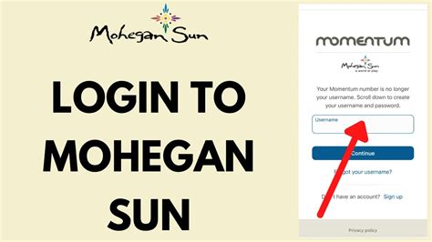 mohegan sun casino login